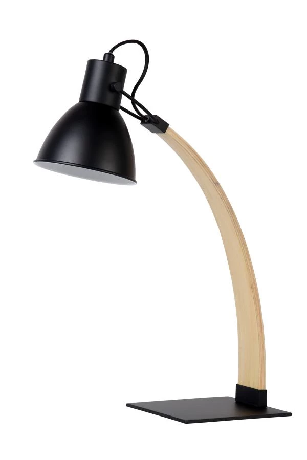 Lucide CURF - Lampe de bureau - 1xE27 - Noir - UIT